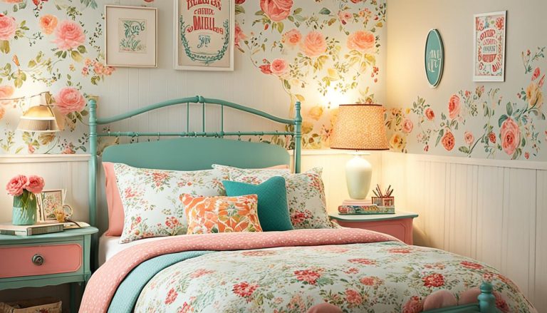 Retro-Inspired Bedroom Decor for Girls