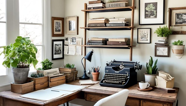 Vintage and Upcycled Home Office Furniture