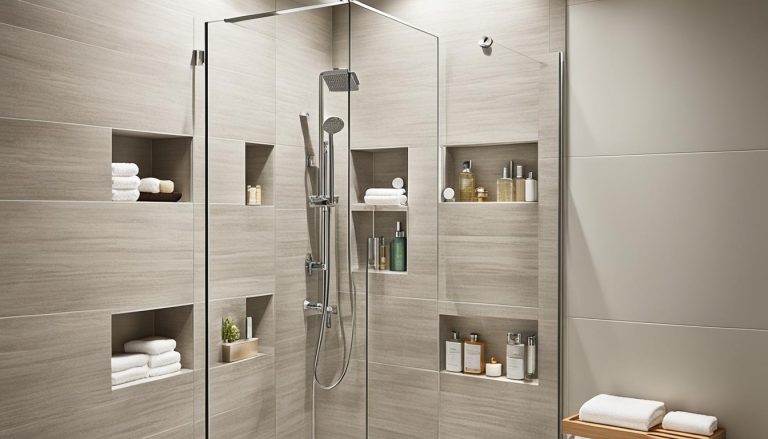 Concealed and Chic Shower Storage Ideas