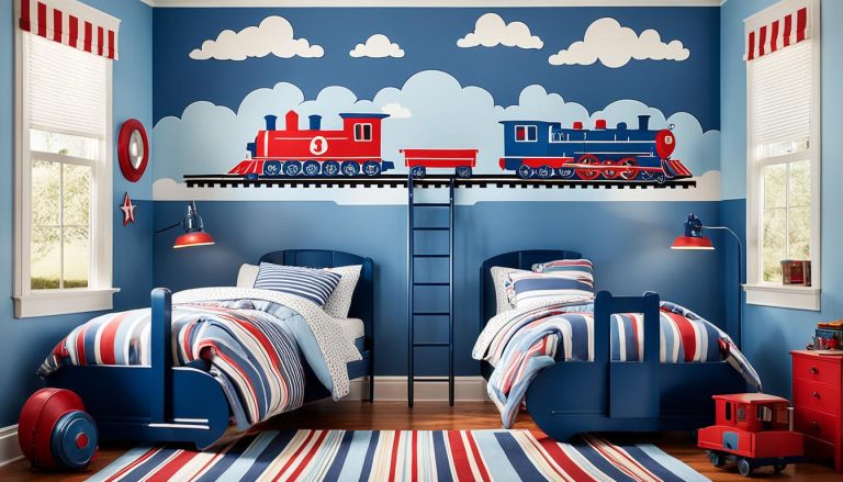 Train-Themed Bedrooms for Boys