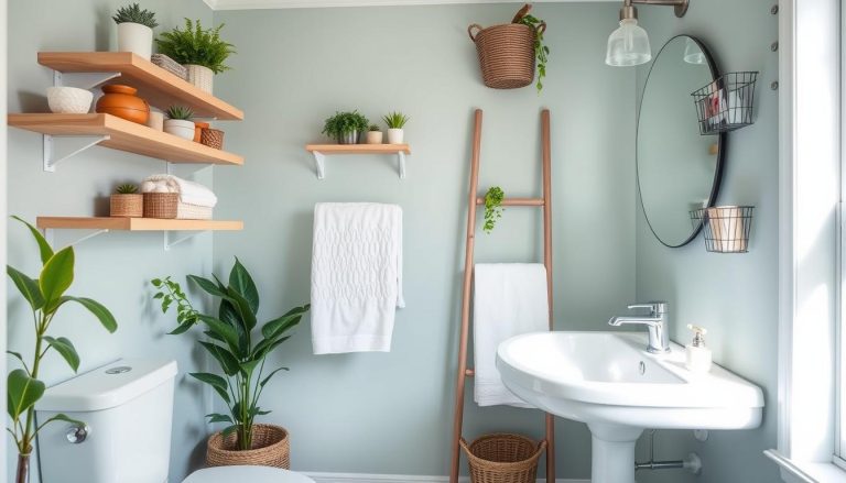 clever storage ideas for small spaces bathroom diy