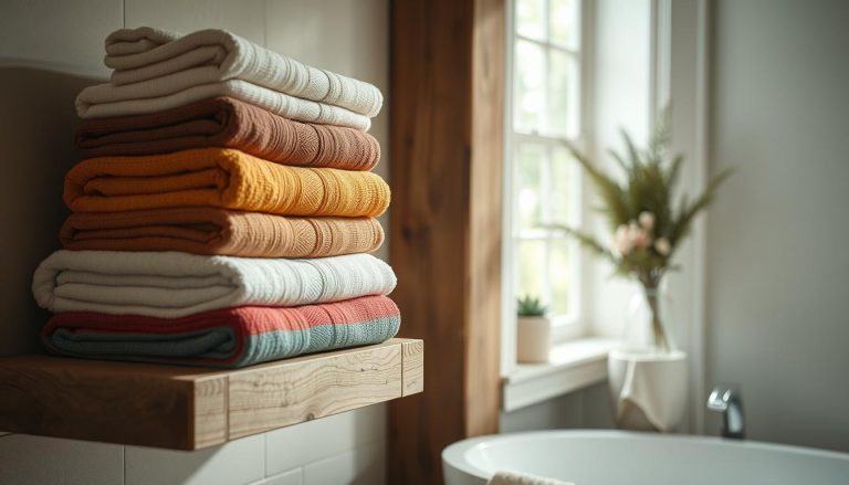 Bath Towels Display: A Simple Way to Add Texture to Your Bathroom