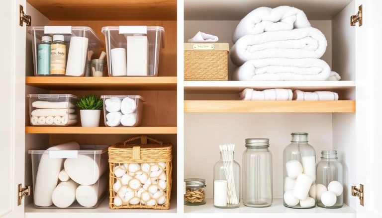 bathroom cabinet storage ideas diy