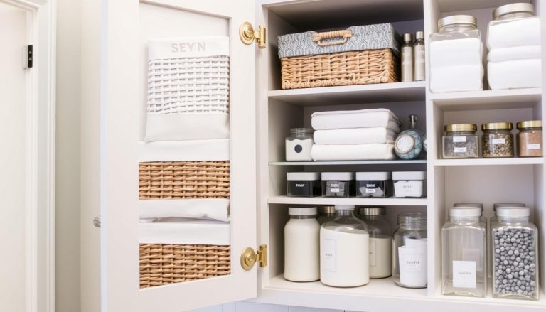 bathroom cabinet storage ideas diy