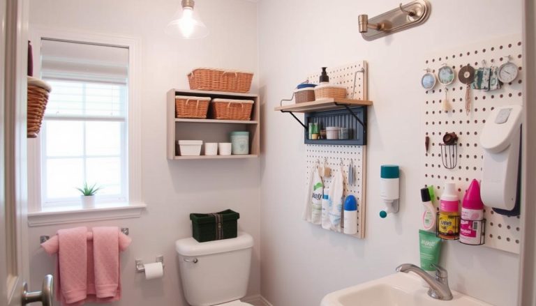 clever storage ideas for small spaces bathroom diy