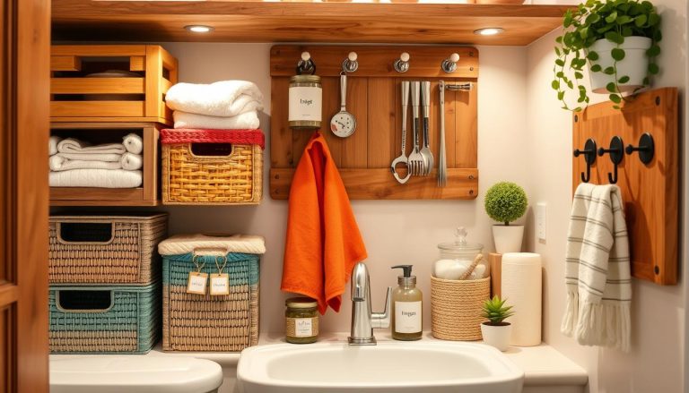 diy bathroom under sink storage ideas