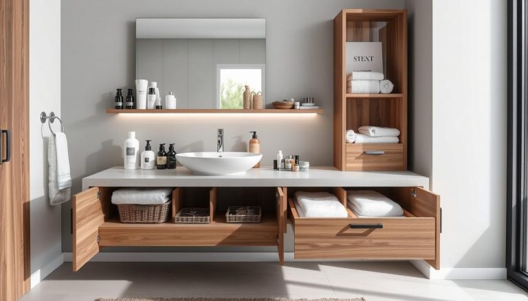 diy bathroom vanity storage ideas