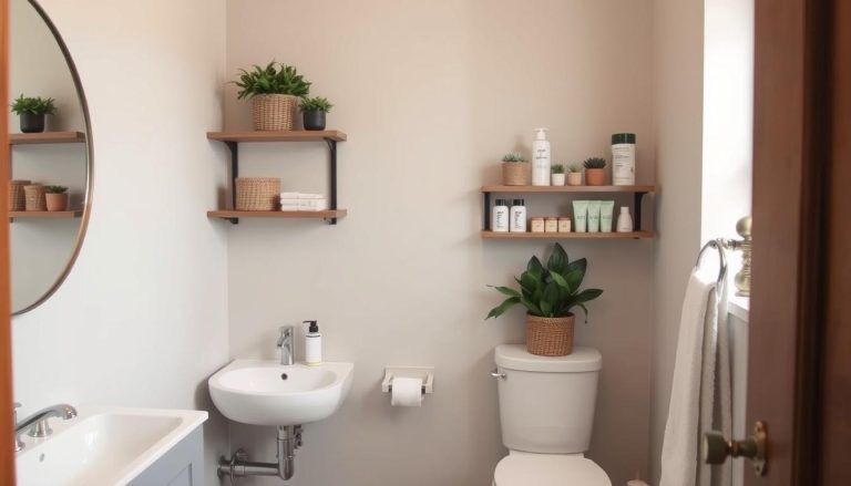 Maximize Space with Over-the-Toilet Shelves