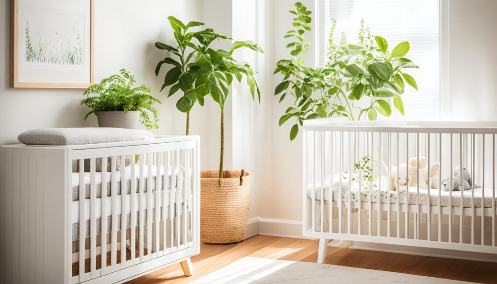 Air purification in eco-friendly nursery