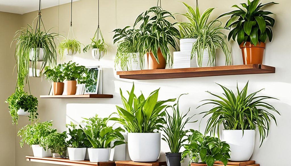 Air-purifying plants for nursery