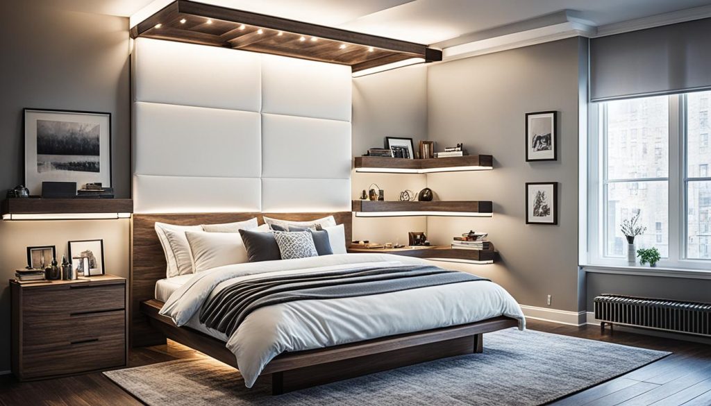 Ambient lighting solutions for luxury loft bed décor