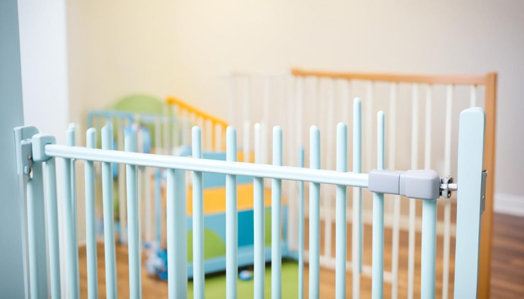 Baby gates for nursery safety