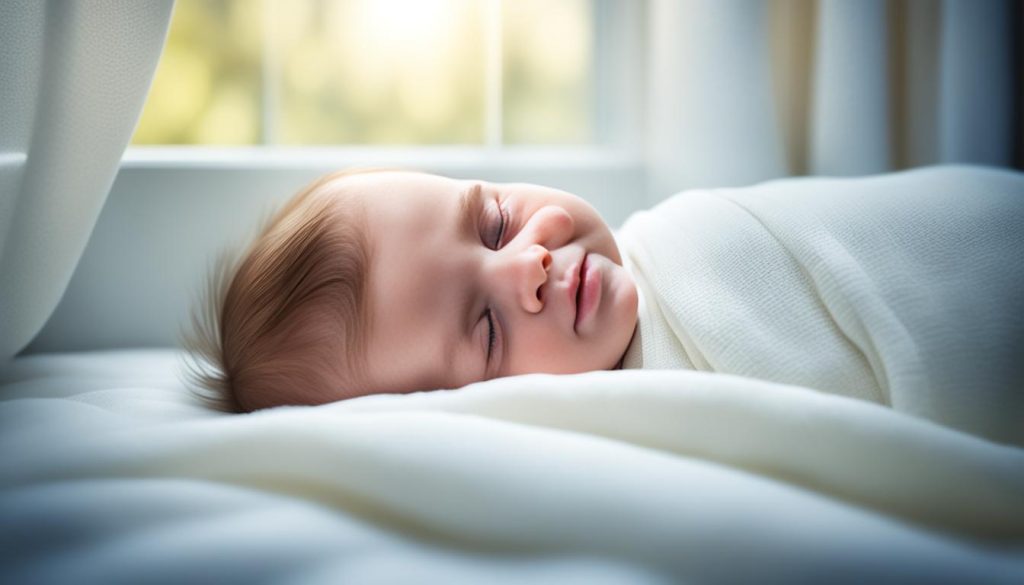 Baby sleep patterns in darkness