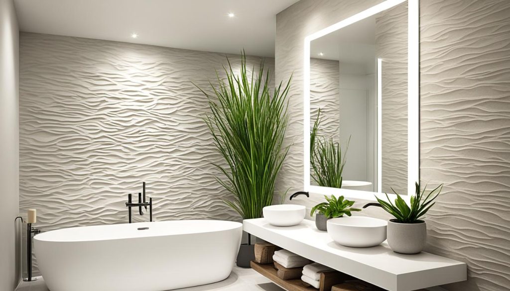 Bathroom wall treatments