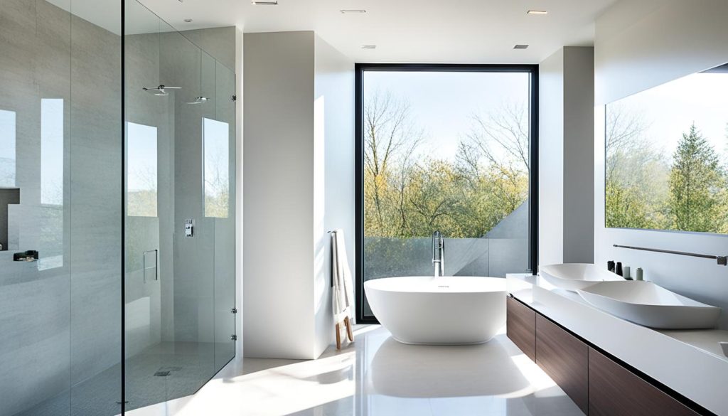 Bathroom windows placement strategies