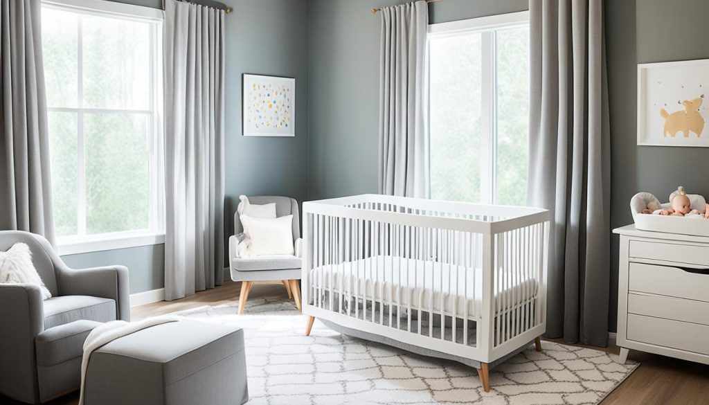 Benefits of blackout curtains in a nursery