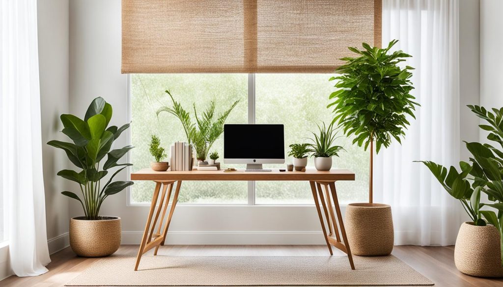 Biophilic office elements