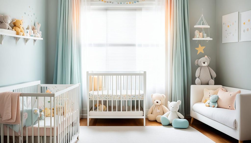 Blackout curtains for infant development