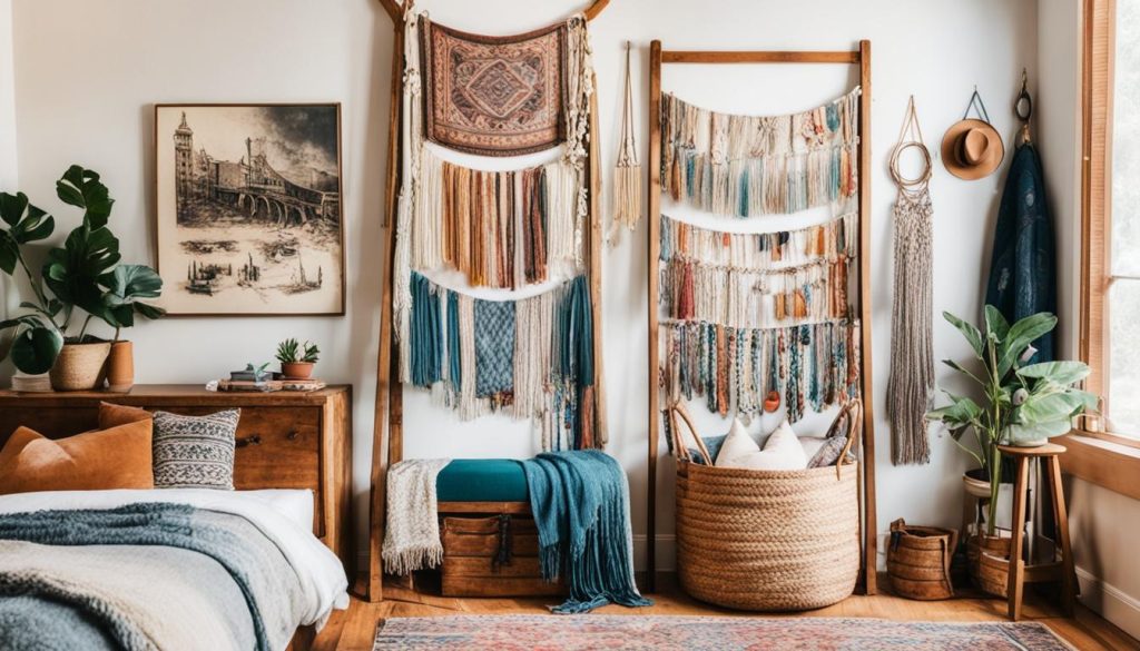 Bohemian style storage solutions