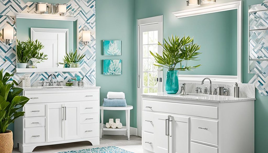 Budget-friendly bathroom vanity makeover