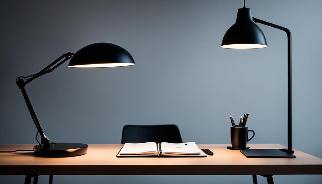 Budget-friendly lighting options for home office