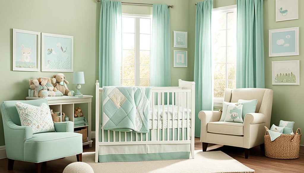 Calming nursery color schemes