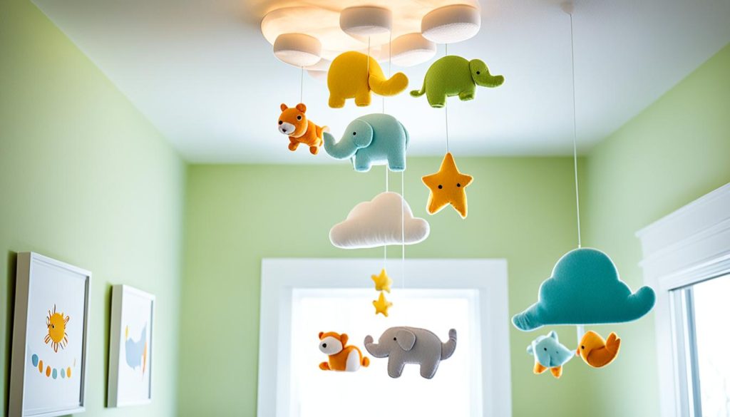 Ceiling baby mobiles