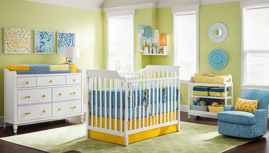 Colorful nursery design ideas