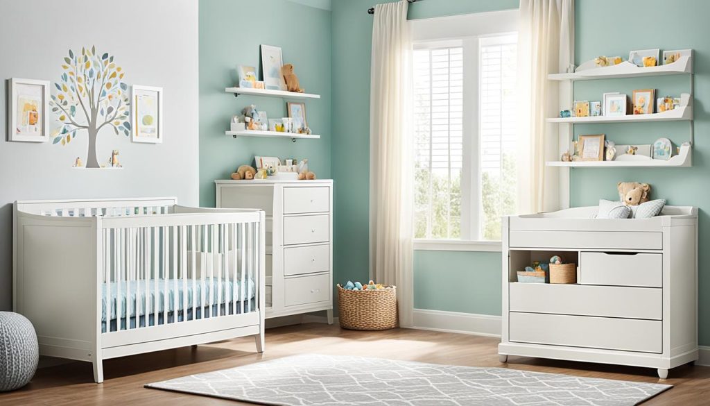 Convertible furniture in nursery