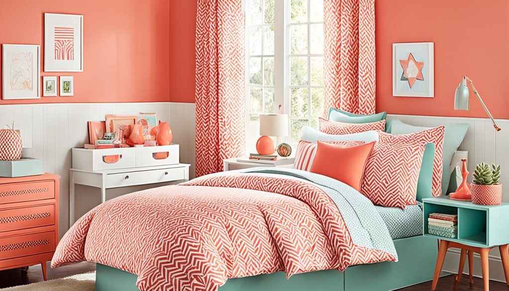 Coral bedroom ideas