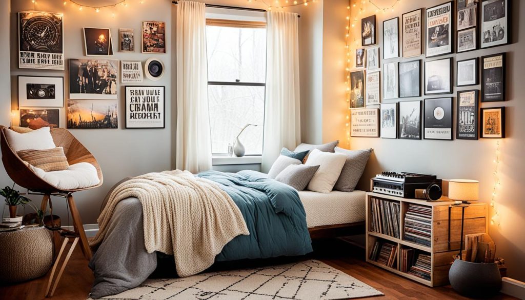 Cozy listening nook