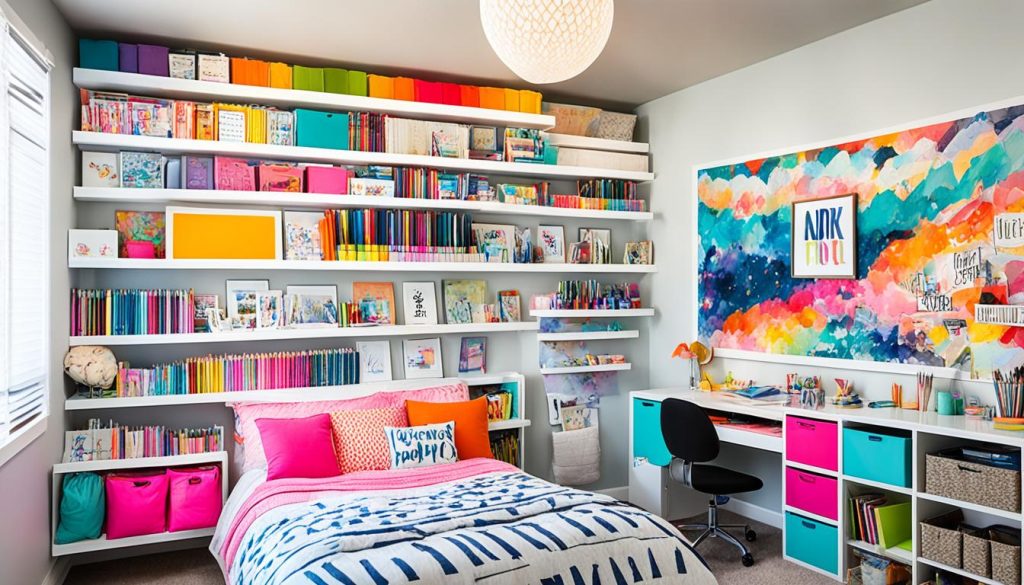 Creative bedroom ideas for girls with innovative storage solutions