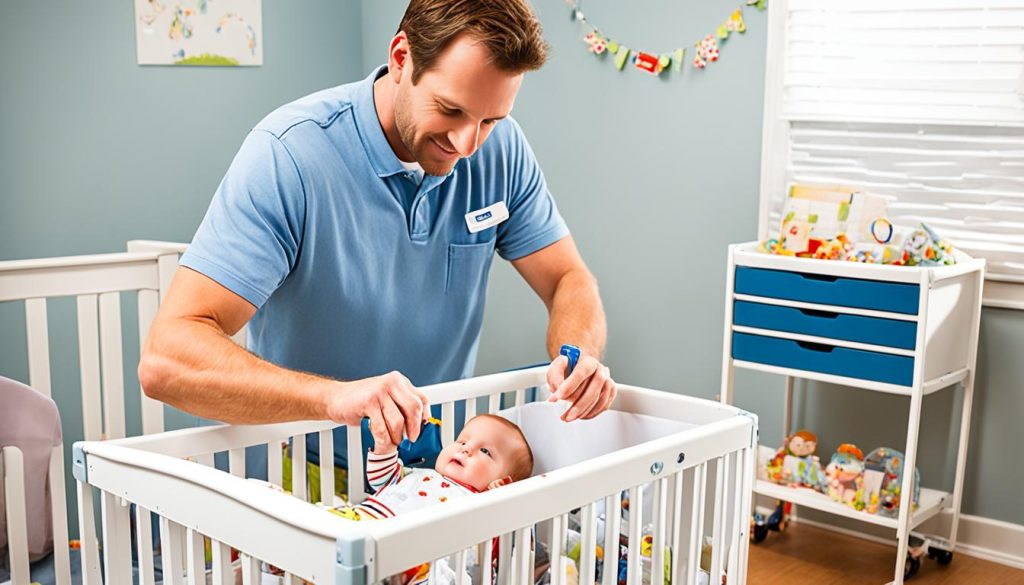 Crib assembly and placement