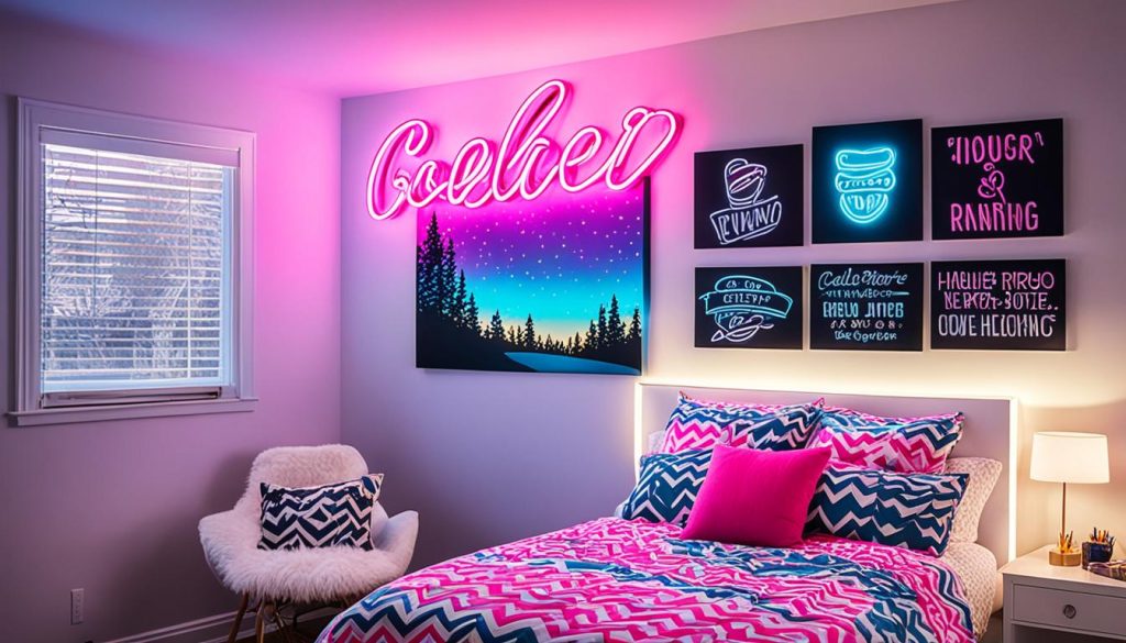 Custom neon signs for teen bedrooms