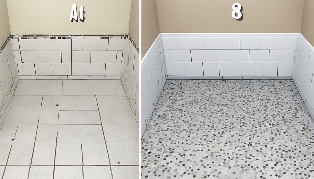 DIY bathroom tile renovation