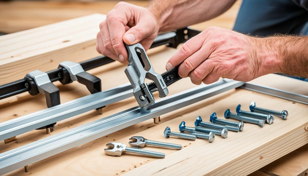 DIY loft bed assembly