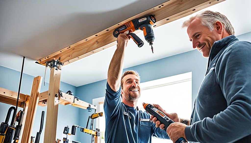 DIY loft bed maintenance