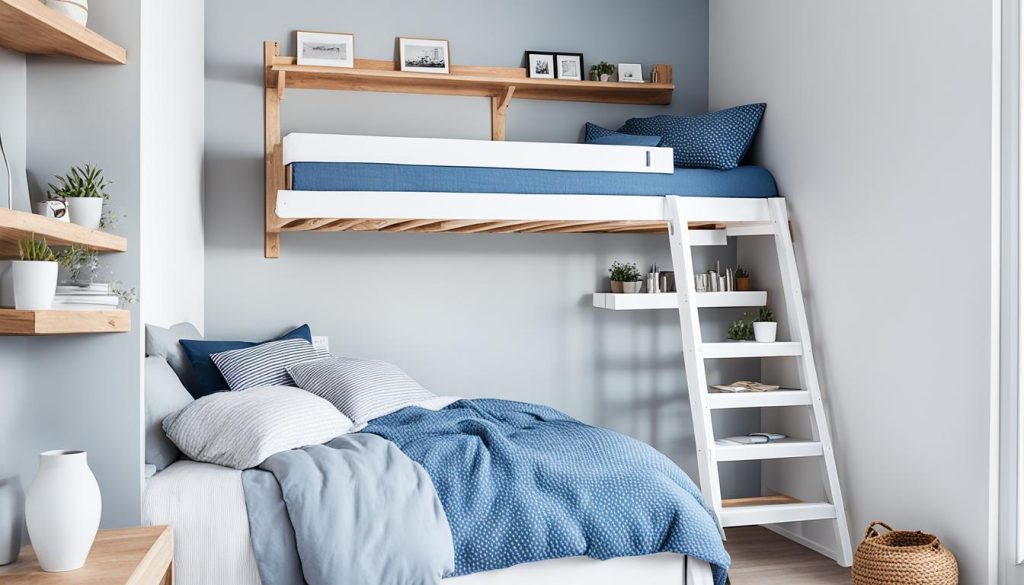 DIY loft bed projects for small rooms