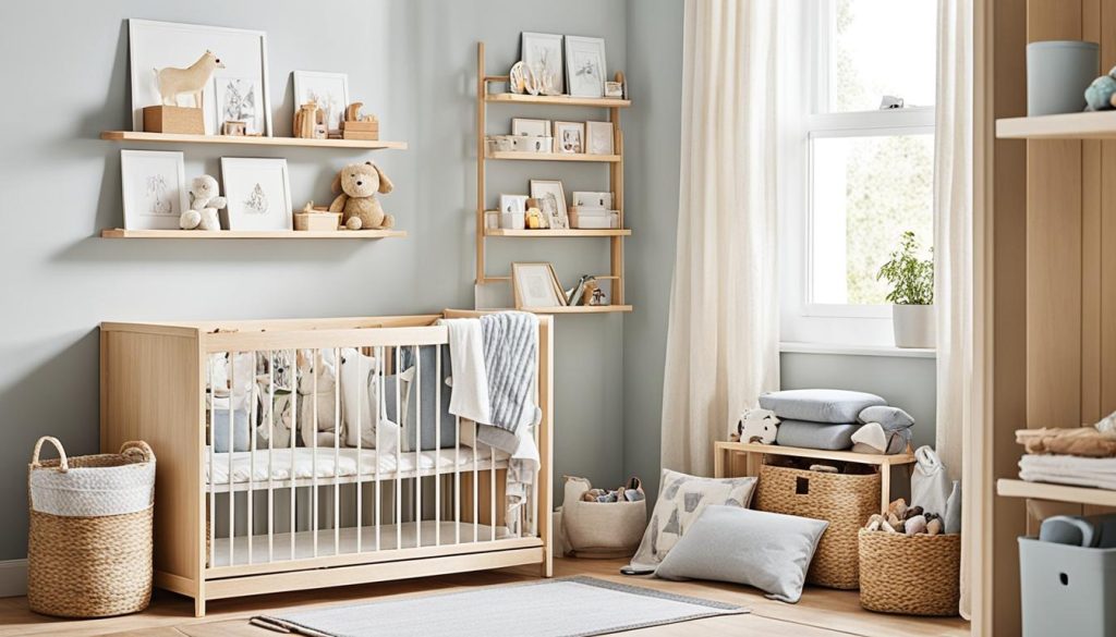 DIY nursery storage