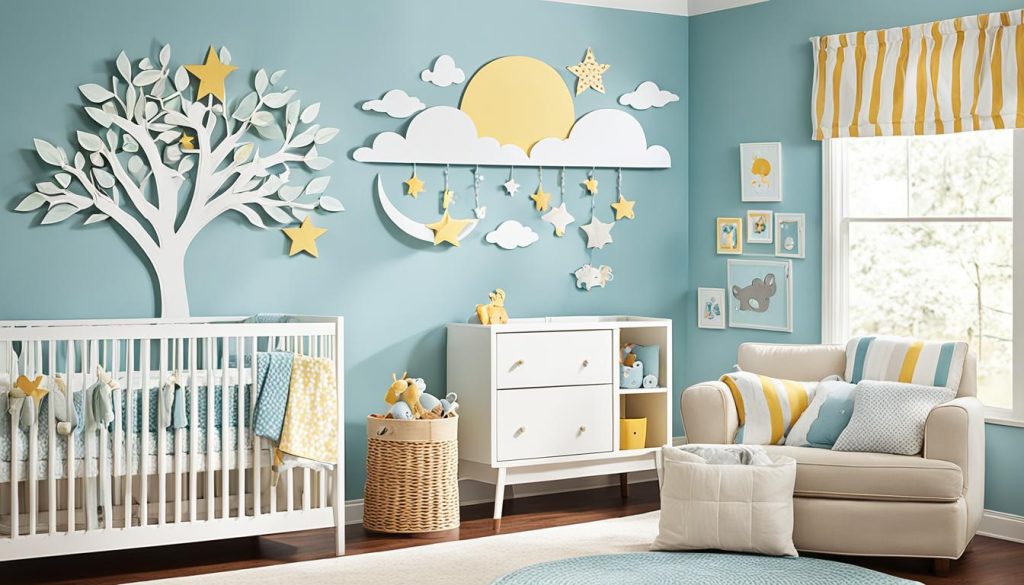 DIY nursery wall art