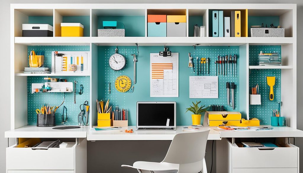 DIY office storage solutions