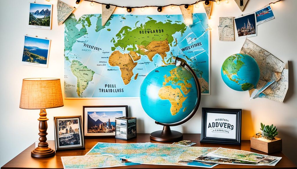 DIY travel decor for young explorers