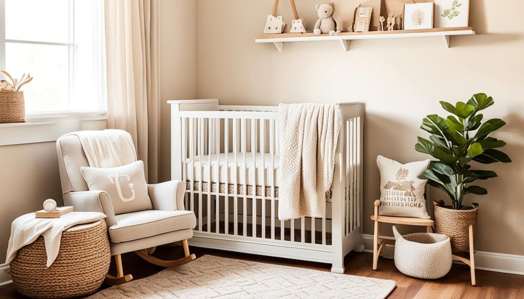 Earth tones in nursery design