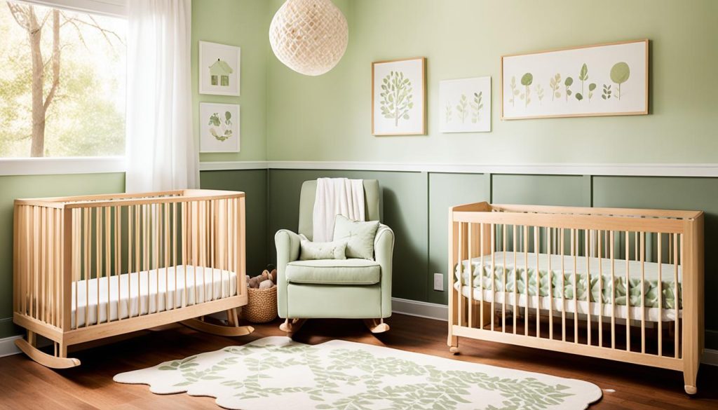 Eco-friendly nursery decor