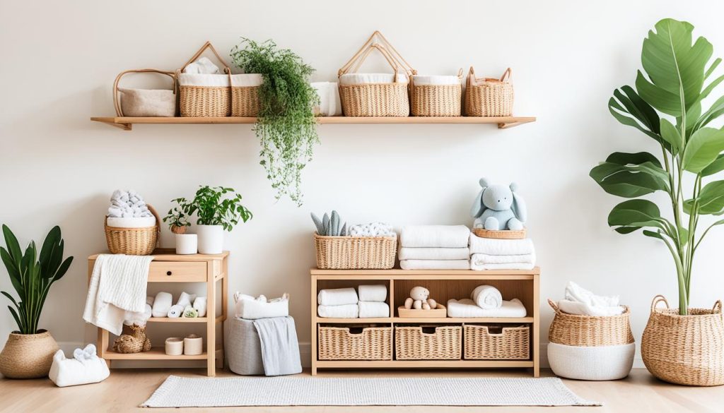 Eco-friendly nursery storage solutions