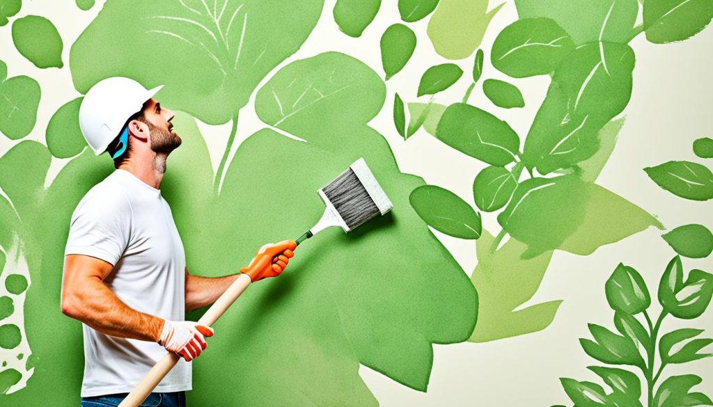 Eco-friendly paint and wall coverings