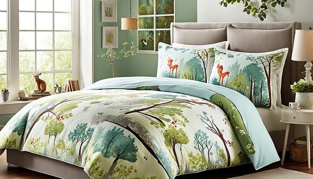 Enchanted forest bedding