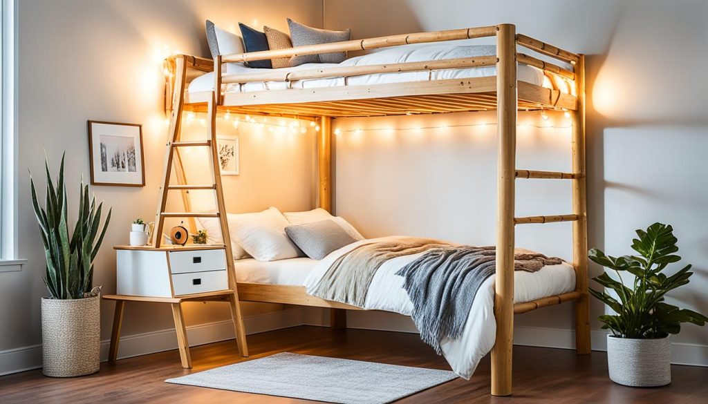 Energy-efficient loft bed lighting