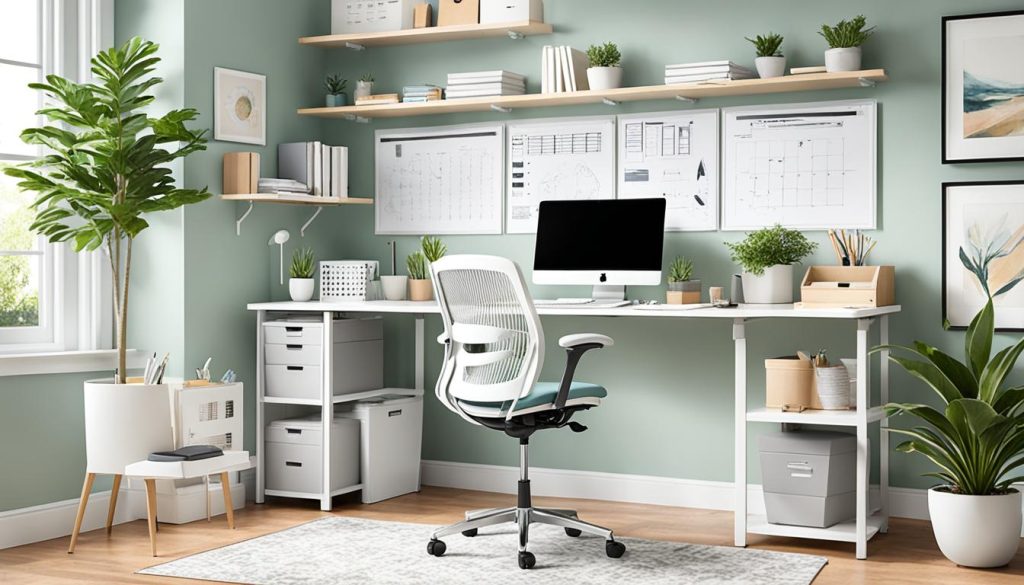 Ergonomic home office layouts