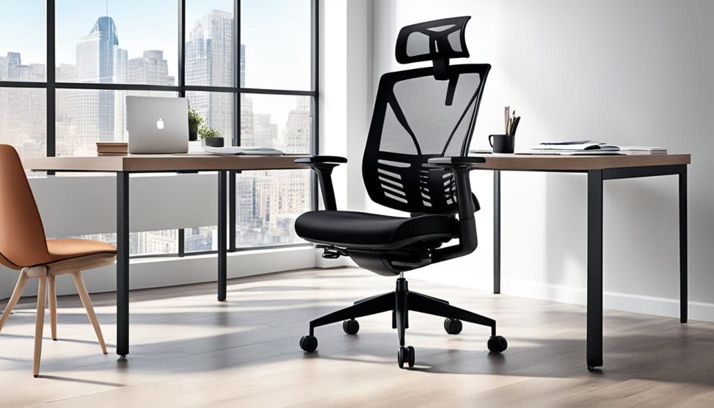 Ergonomic office chair features